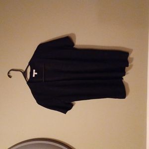 Short sleeve balck cardigan